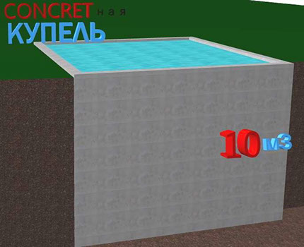 Колодец лаза со ступенями бетонного монолитного&nbsp; погреба Concretный, г.Челябинск